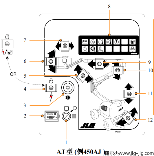 450AJ曲臂式登高作业车